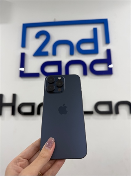 Điện thoại iPhone 15 promax - LL/A - IOS 26.2 - 512GB - Màu xanh - Pin thay chính hãng 100% chu kì sạc 9 - Ngoại hình 97% - Thay màn thay cam báo đã sử dụng , đánh kính , viền xước nhiều , thay vỏ LK , lưng LK - Body