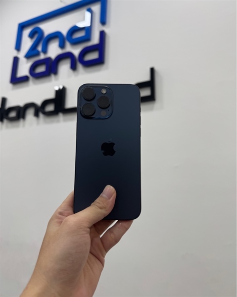 Điện thoại iPhone 15 Promax - VN/A - 256GB - IOS 18.4.1 - Pin 88% - Màu xanh - Ngoại hình 97% - Bể lưng nhẹ , màn trầy - Body
