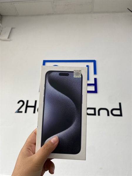 Điện thoại iPhone 15 Promax - VN/A - 256GB - IOS 18.6.2 - Đã thay pin new - Màu xanh - Ngoại hình 99% - Fullbox