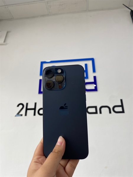 Điện thoại iPhone 15 Promax - VN/A - 256GB - IOS 18.6.2 - Đã thay pin new - Màu xanh - Ngoại hình 99% - Fullbox 1