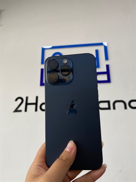 Điện thoại iPhone 15 Promax - VN/A - 256GB - IOS 18.6.2 - Đã thay pin new - Màu xanh - Ngoại hình 99% - Fullbox 3