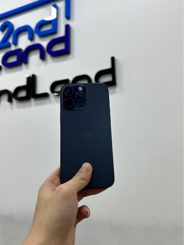 Điện thoại iPhone 15 Promax - VN/A - 256GB - IOS 26.4.1 - Pin 88% - Màu xanh - Ngoại hình 97% - Body