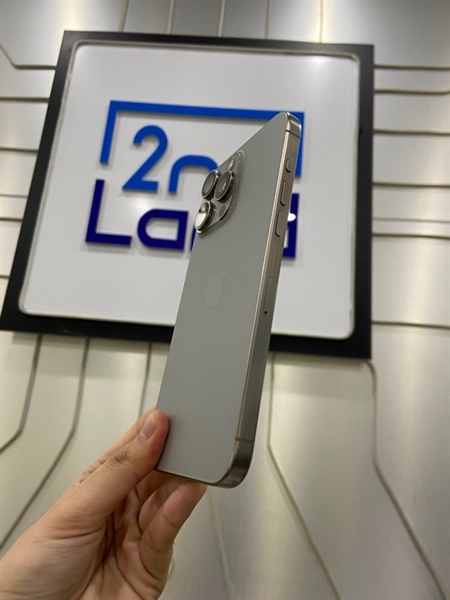 Điện thoại iPhone 15 Promax - VN/A - 256GB - Pin 91% - Chu kì sạc 653 lần - Màu titan - Ngoại hình: 98% - Body 1