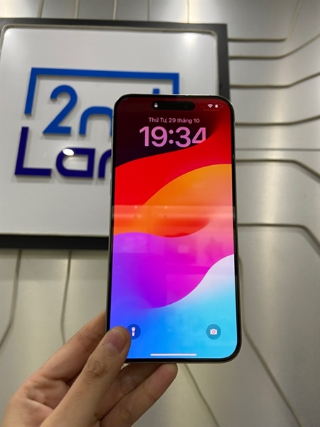 Điện thoại iPhone 15 Promax - VN/A - 256GB - Sim vật lý - Pin 86% - Màu xám - Ngoại hình: 98% - Kèm Box 4