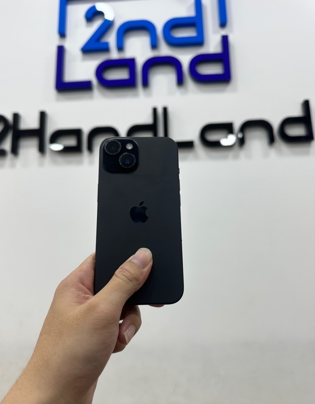 Điện thoại iPhone 15 - VC/A - 128GB - IOS 26.5 - Pin 100% thay new - Màu đen - Ngoại hình 97% - Body