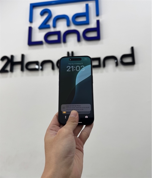 Điện thoại iPhone 15 - VN/A - 128GB - IOS 18.6.2 - Pin 88% - Màu đen - Ngoại hình 96% - Box 3