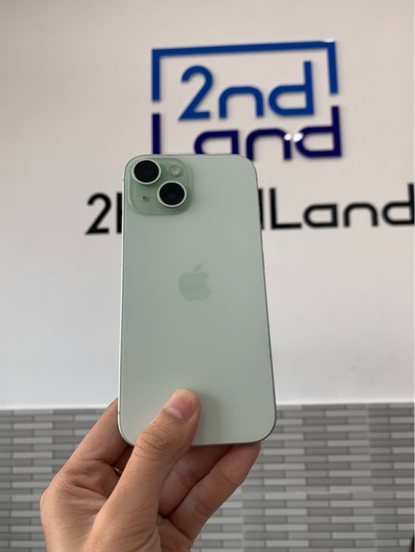 Điện thoại iPhone 15 - VN/A - 128GB - Màu xanh - Pin 100% đã thay - Ngoại hình: 97% - Body
