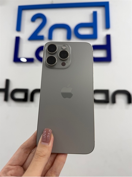 Điện thoại iPhone 15promax - VN/A - IOS 26 - 512GB - Màu Titan - Pin 85% chu kỳ sạc 427 - Ngoại hình 98% - Viền xước nhẹ - Body
