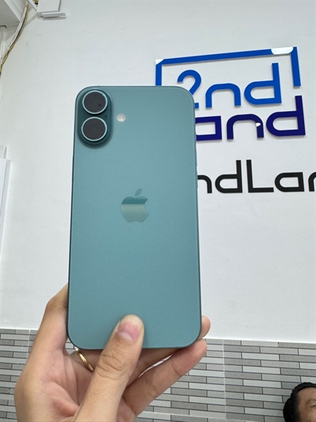 Điện thoại iPhone 16 Plus - VN/A - 128GB - Màu Xanh Mòng Két - Pin 98 Chu kì sạc 244 - Ngoại hình 97.5% - Tróc sơn chấm bi - Body