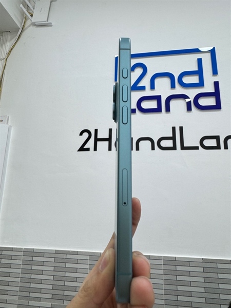 Điện thoại iPhone 16 Plus - VN/A - 128GB - Màu Xanh Mòng Két - Pin 98 Chu kì sạc 244 - Ngoại hình 97.5% - Tróc sơn chấm bi - Body 1