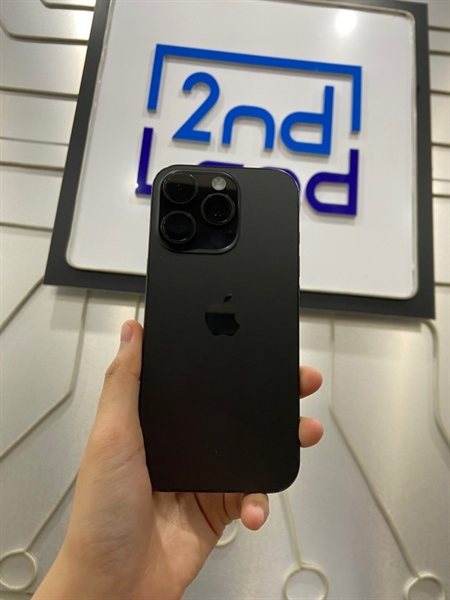 Điện thoại iPhone 16 Pro - VN/A - 256GB - Pin 100% - Chu kì sạc 71 lần - Màu đen - Ngoại hình: 97,5% - Body