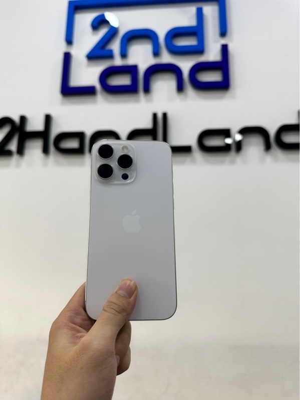 Điện thoại iPhone 16 Promax - LL/A - 256GB - IOS 26.3.1 - Pin 89% - Màu trắng - Ngoại hình 98% - Body