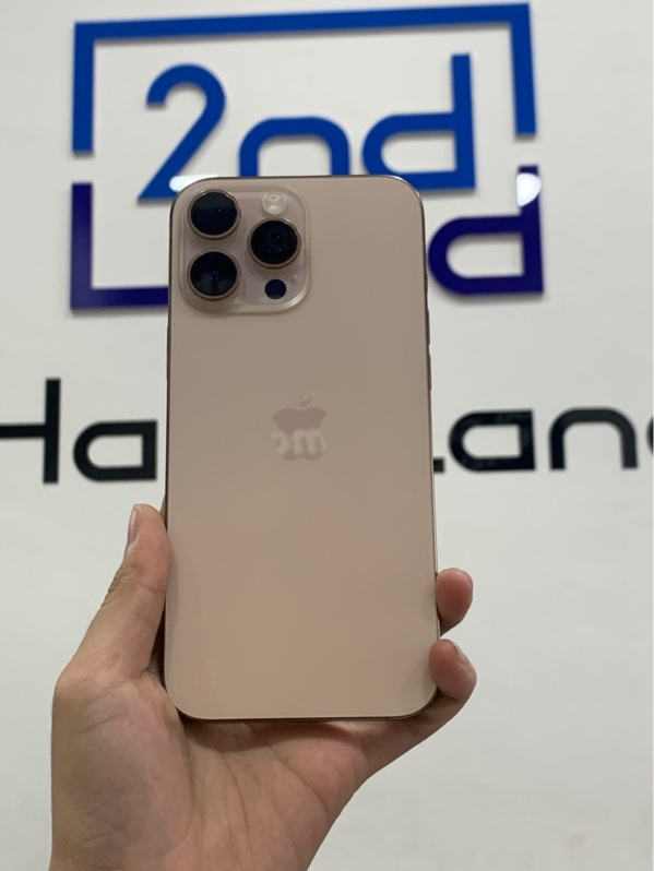 Điện thoại iPhone 16 promax - LL/A - 256gb - Màu vàng gold - Pin 98% - Ngoại hình: 98% - Body