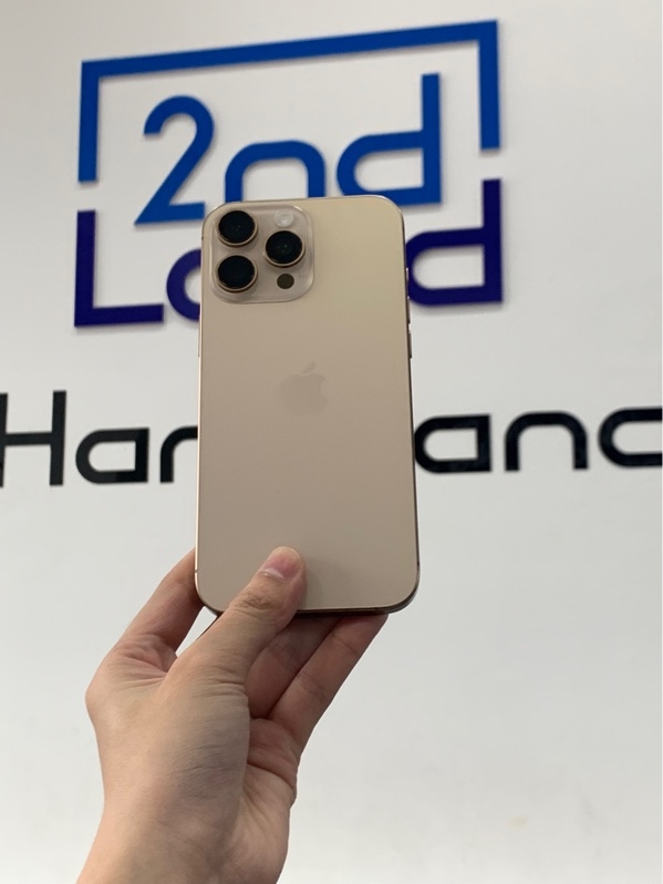 Điện thoại iPhone 16 promax - LL/A - 512GB - Màu vàng - Pin 100% chu kì sạc 185 lần - Ngoại hình: 98% - Body