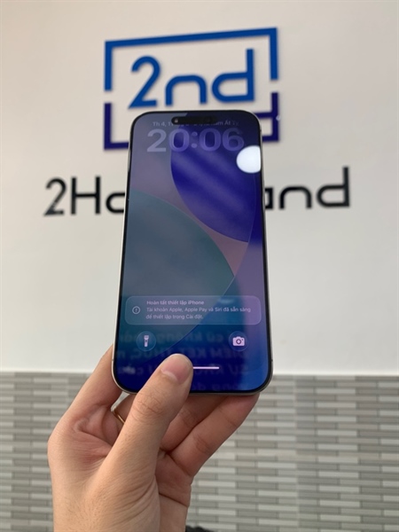 Điện thoại iPhone 16 Promax - Màu titan tự nhiên - Pin 92% - Ngoại hình: 98% -Fullbox 2