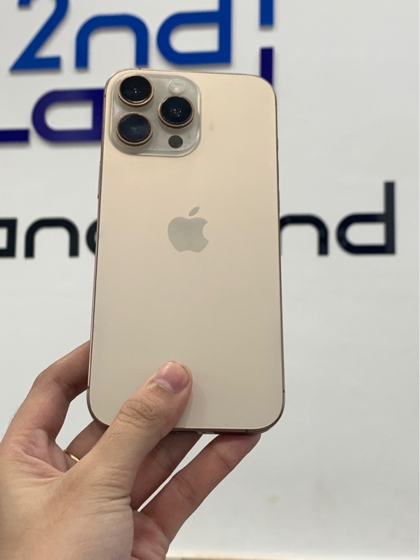 Điện thoại iPhone 16 Promax - VN/A - 256GB - Màu titan sa mạc - Pin 91% - Ngoại hình: 98% - màn xước nhẹ , Body