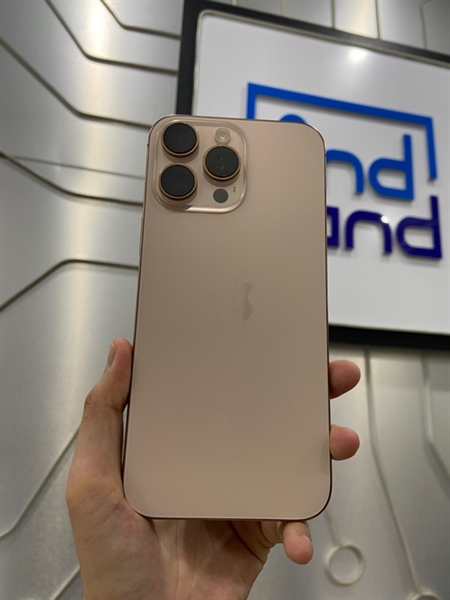 Điện thoại iPhone 16 Promax - VN/A - 256GB - Pin 100% ( sạc 20 lần ) - Màu vàng - Ngoại hình: 99% - FullBox - Còn bảo hành đến T6/2026