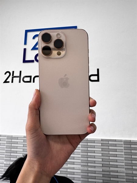 Điện thoại iPhone 16 Promax - VN/A - 256GB - Pin 91% chu kì sạc 342 lần - Màu titan sa mạc - Ngoại hình: 98% - Body