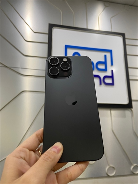 Điện thoại iPhone 16 Promax - VN/A - IOS 26 - 256GB - Pin 100% Chu kì sạc 152 lần - Màu đen - Ngoại hình: 98% - Kèm hộp 1