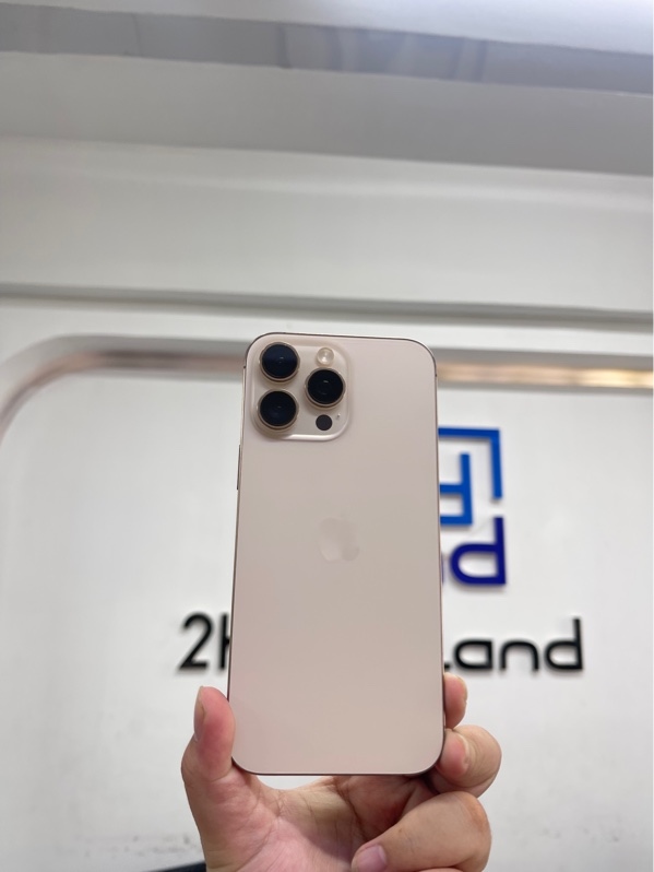 Điện thoại iPhone 16 promax - ZA/A - 2 sim vật lí - IOS 26.5.2 - 256gb - Màu sa mạc - Pin 91% - Ngoại hình 97.5% - Body