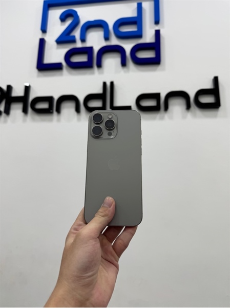 Điện thoại iPhone 16 Promax - ZP/A - 256GB - IOS 26.1 - Pin 97% ( 254 lần sạc ) - Màu titan tự nhiên - Ngoại hình 97% - Box