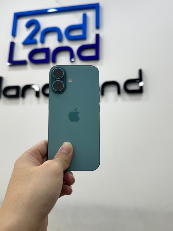 Điện thoại iPhone 16 - VN/A - 128GB - IOS 27 - Pin 86% - Màu xanh mòng két - Ngoại hình 98% - Body