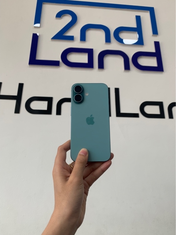 Điện thoại iPhone 16 - Vn/a - 128gb - Màu xanh - Pin 85% - Ngoại hình: 97% - Body