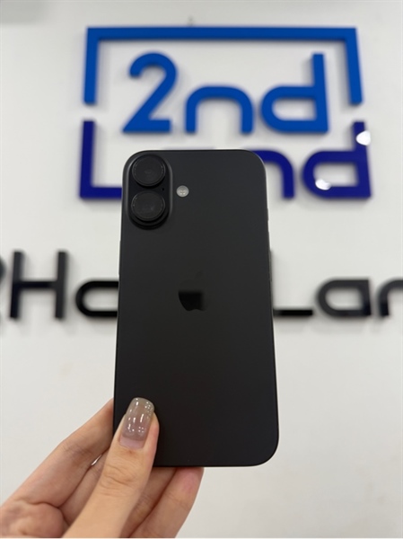 Điện thoại iPhone 16 - VN/A - IOS 18.4.1 - 128GB - Màu đen - Pin 100% chu kì sạc 14 - Ngoại hình 98% - FullBox 1
