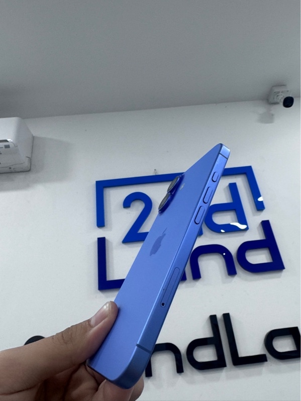 Điện thoại iPhone 16 - VN/A - ios 26.5.2 - 128gb - Màu xanh - Pin 90% chu kỳ 573 - Ngoại hình 97% - Trầy xước - Kèm sạc linh kiện