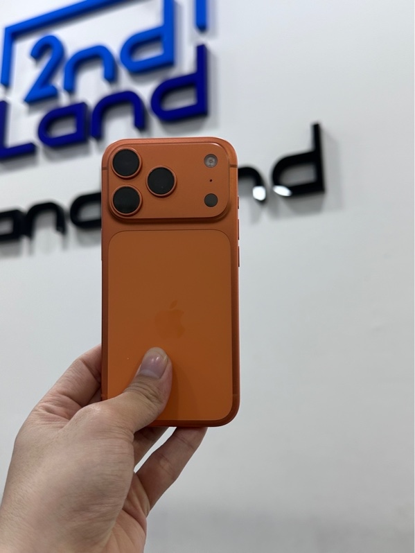 Điện thoại iPhone 17 Pro - CH/A ( 2 sim vật lý ) - 256GB - IOS 26.6.1 - Pin 95% - Màu cam - Ngoại hình 97% - Body