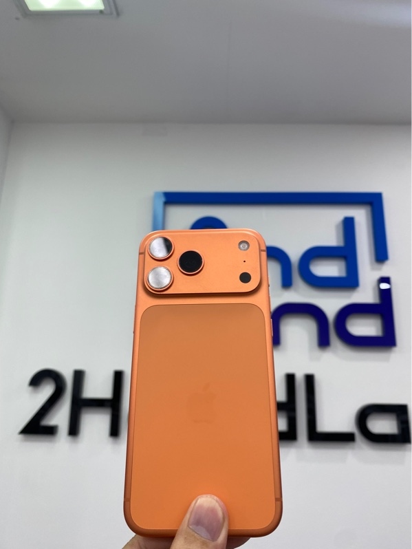 Điện thoại iPhone 17 Pro Max - ZP/A - 256GB - Pin: 91% - Chu kỳ sạc 339 - Màu cam - Ngoại hình: 97.5% - Kèm Box