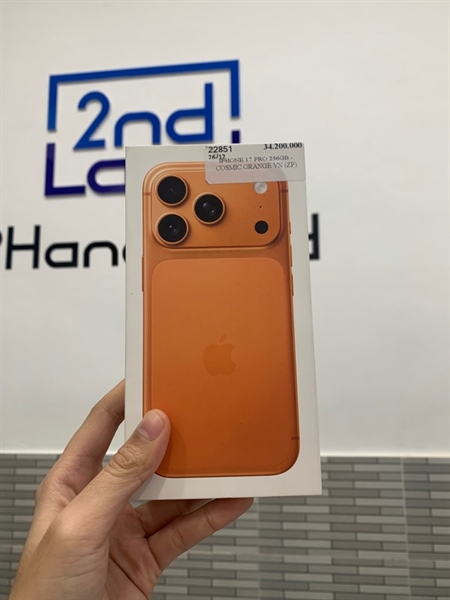 Điện thoại iPhone 17 Pro - ZP/A - 256GB - Màu cam - Newseal