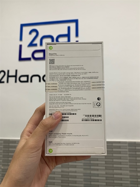 Điện thoại iPhone 17 Pro - ZP/A - 256GB - Màu cam - Newseal 1