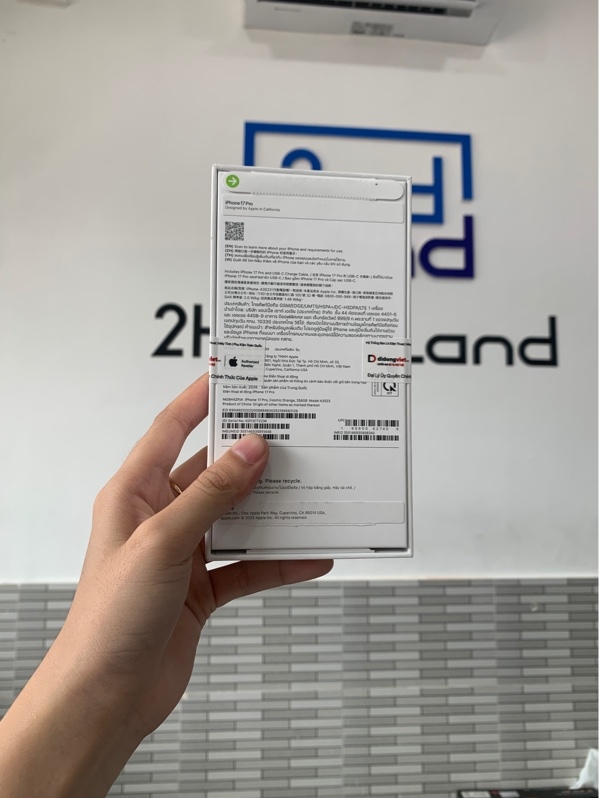 Điện thoại iPhone 17 Pro - ZP/A - 256GB - Màu cam - Openbox - Chưa Active