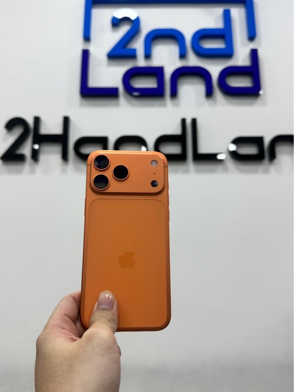 Điện thoại iPhone 17 Promax - LL/A - 256GB - IOS 26.5.2 - Pin 100% (Chu kì sạc 22 lần) - Màu cam - Ngoại hình 99% - Còn bảo hành hãng 25/06/2027 - Fullbox