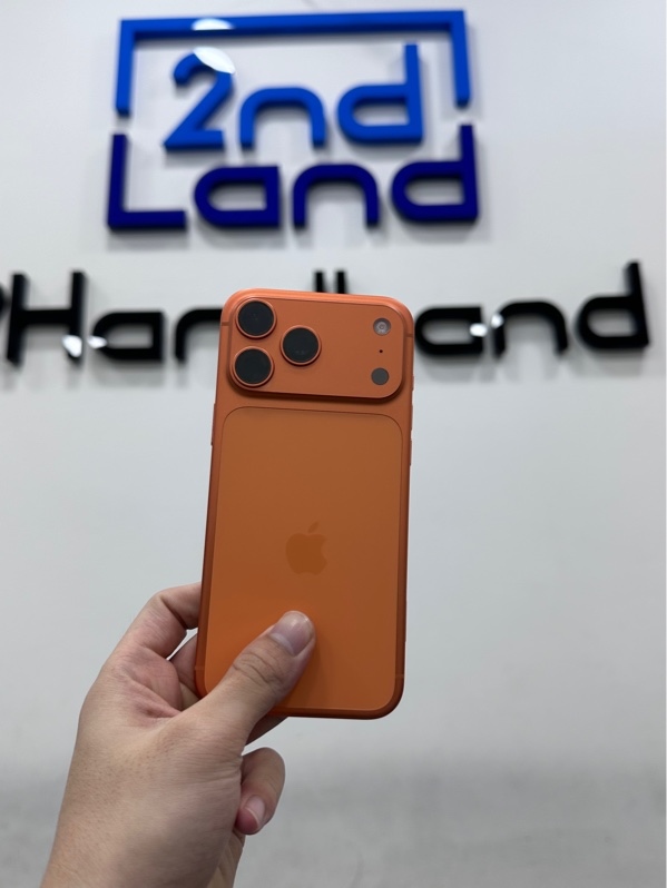 Điện thoại iPhone 17 Promax - ZP/A - 256GB - Pin 91% - IOS 26.6.1 - Màu Cosmic Orange - Ngoại hình 98% - Kèm box
