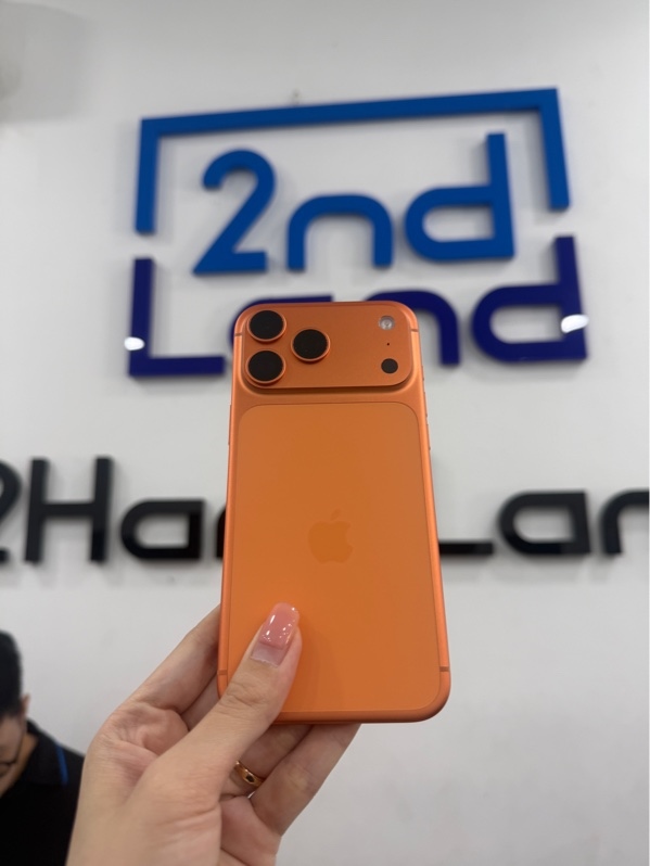 Điện thoại iPhone 17 promax - ZP/A - IOS 26.5.1 - 256gb - Màu cam - Pin 100% chu kỳ 0 - Ngoại hình 99% - Fullbox - Còn BH TGDD 07/2027