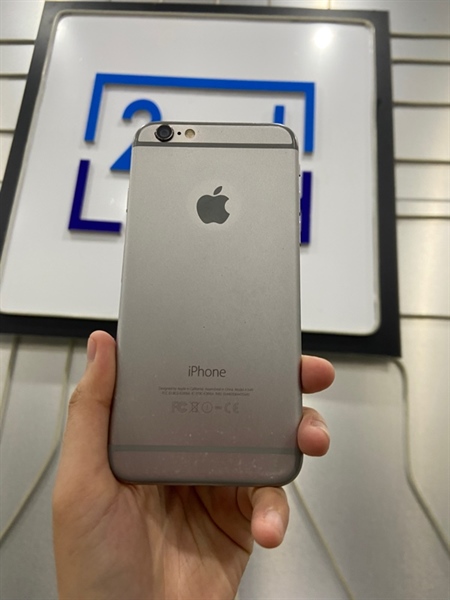 Điện thoại iPhone 6 - LL/A - 64GB - Pin 100% đã thay - Màu xám - Ngoại hình: 97% - Màn ám vàng - Body