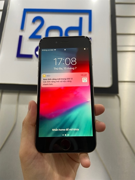 Điện thoại iPhone 6 - LL/A - 64GB - Pin 100% đã thay - Màu xám - Ngoại hình: 97% - Màn ám vàng - Body 3