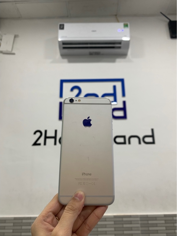 Điện thoại iPhone 6 Plus - LL/A - 128gb - Màu bạc - Pin bảo trì - Ngoại hình: 97% - Màn phản quang, ám vàng, hư Touch ID, loa rè, cam sau mờ + đốm, mic nhỏ - Body - SP KHÔNG BẢO HÀNH