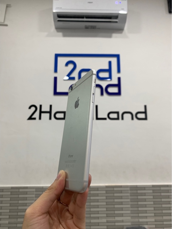 Điện thoại iPhone 6 Plus - LL/A - 128gb - Màu bạc - Pin bảo trì - Ngoại hình: 97% - Màn phản quang, ám vàng, hư Touch ID, loa rè, cam sau mờ + đốm, mic nhỏ - Body - SP KHÔNG BẢO HÀNH