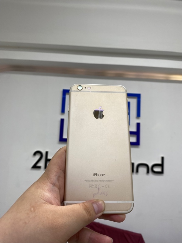Điện thoại iPhone 6 Plus - LL/A - IOS 12.5.8 - 16gb - Màu hồng - Pin 80% - Ngoại hình 97% - Màn ám - Body
