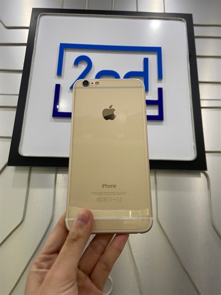 Điện thoại iPhone 6 Plus - VN/A - 64GB - IOS 12.5.7 - Pin 100% đã thay - Màu gold - Ngoại hình: 97% - Màn ám vàng nặng, phản quang - Body