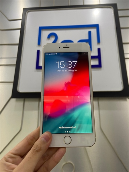 Điện thoại iPhone 6 Plus - VN/A - 64GB - IOS 12.5.7 - Pin 100% đã thay - Màu gold - Ngoại hình: 97% - Màn ám vàng nặng, phản quang - Body 3