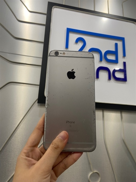 Điện thoại iPhone 6S - LL/A - 64GB - Pin 74% - Màu xám - Ngoại hình: 96%,cam sau hư chống rung , màn ám đã qua sửa chữa - Body ( bán xác )