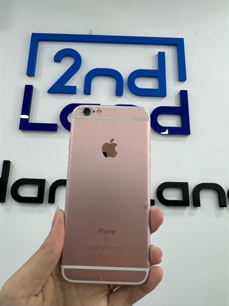 Điện thoại iPhone 6S - X/A - IOS 14.3 - 16GB - Màu Rose Gold - Pin thay mới 100% - Ngoại hình 97% - Mặt sau lủng trầy nhiều - Body 0