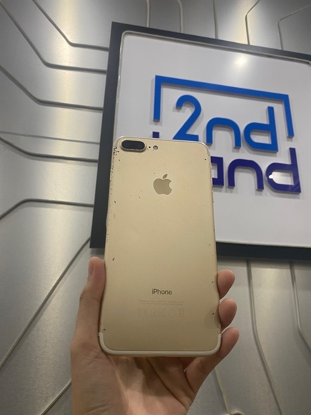 Điện thoại iPhone 7 Plus - 2B/A - 32GB - IOS 15.8.3 - Pin 100% - Màu vàng đồng - Ngoại hình: 97% - Màn chết 1 pixel màn ám viền, viền bị oxy hóa, loa rè - Body