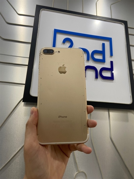 Điện thoại iPhone 7 Plus - B/A - 32GB - IOS 15.8.3 - Pin 100% đã thay - Màu vàng - Ngoại hình: 97% - Màn ám phản quang nhẹ - Body