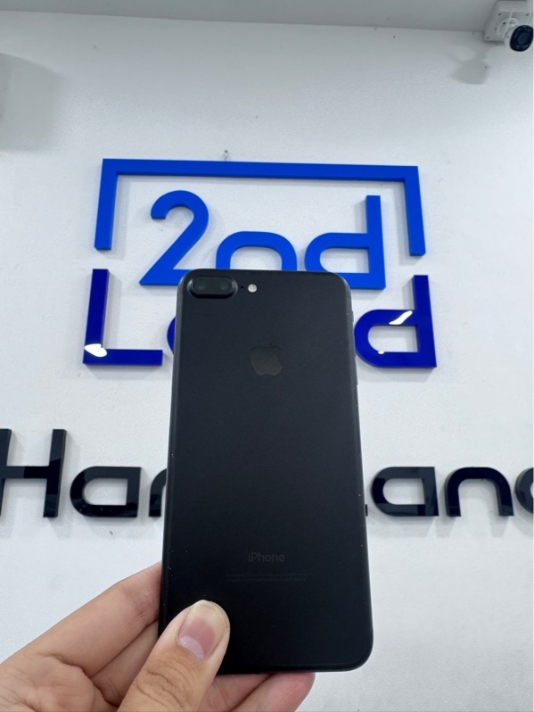 Điện thoại iPhone 7 plus - J/A - ios 15.8.6 - 128GB- Màu đen- Pin thay 100%- Ngoại hình 97% - Trầy xước, vỏ LK, cam sau mất xoá phông, màn ám hồng, phản quang, thay cam trước - Kèm sạc linh kiện