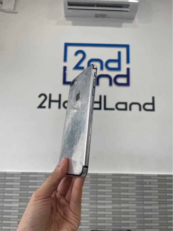 Điện thoại iPhone 7 plus - KH/A - 128GB - Màu bạc - Pin 100% đã thay - Ngoại hình: 96% - Đã thay lưng linh kiện, cam sau đốm, màn ép kính - Body